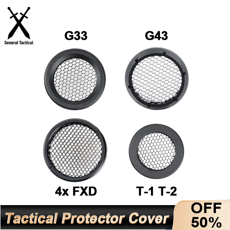Taktično Killflash Vid Zaščitnik Kritje Za G33 G43 4xFXD T 1 T 2 ACOG Obseg povečave za celoten zaslon Satja Senčenje Zaščitna Oprema