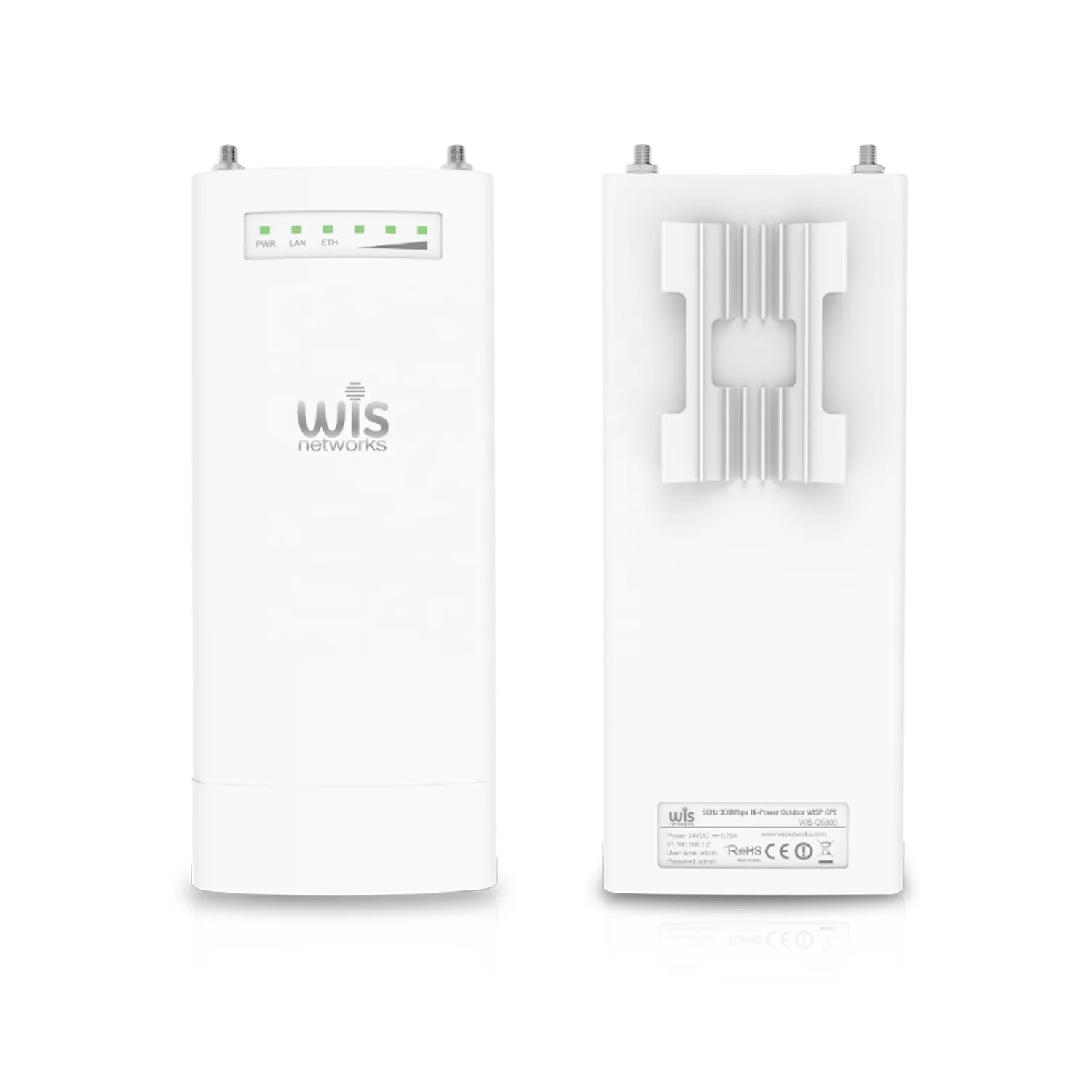 Wisnetworks 5GHz 11ac 867Mbps Hi-Power Zunanji Brezžični WIFI AP bazne Postaje za Ubiquiti R5AC-Lite