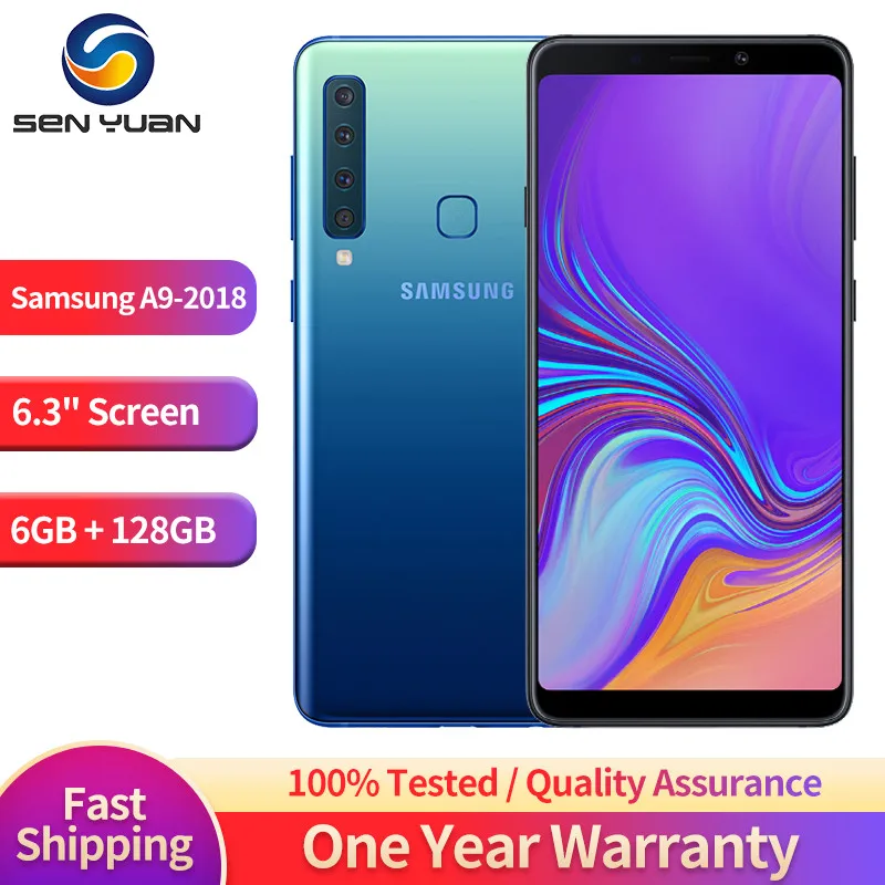 Originalni Samsung Galaxy A9 (2018) A9200 4G Mobilni Telefon z Dvojno SIM 6.3