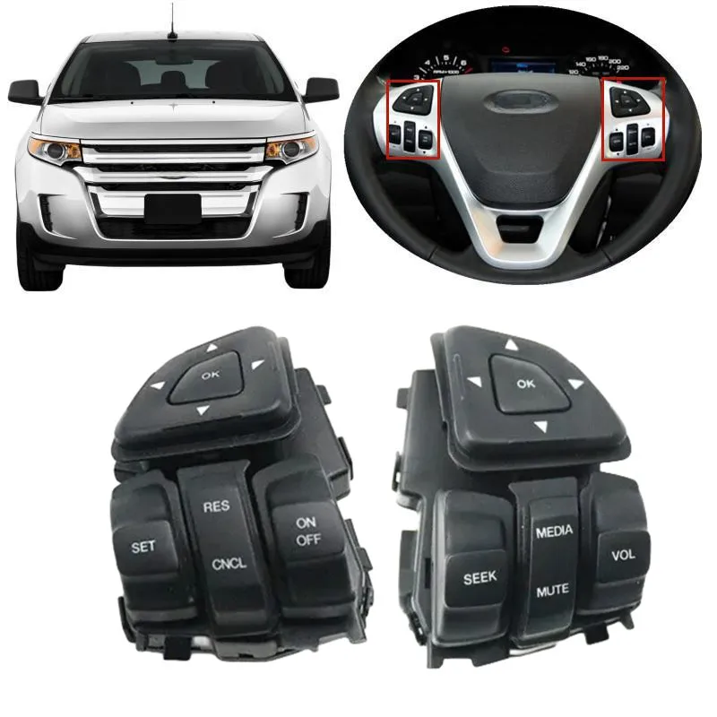 Avto Volan Križarjenje Bluetooth Radijski Nadzor Stikalo Za Večfunkcijsko Tipko Za Ford Edge Obdobje 2011-2015 Explorer 2011-2018